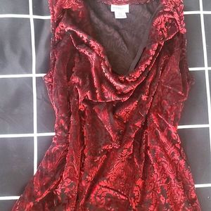 Velvet Maternity Top